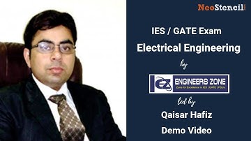 Electrical Engineering | Qaisar Hafiz | Engineers Zone | IES | GATE | Demo Video