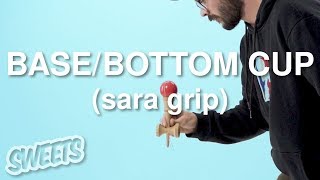 How to BASE/BOTTOM CUP (Sara Grip) - Kendama Trick Tutorial - Sweets Kendamas