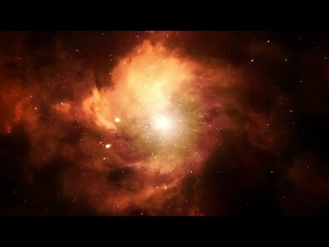 Glowing Space Background Motion Graphics
