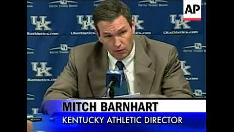 Kentucky fires coach Gillispie