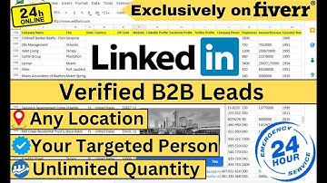 I Will do b2b leads generation by linkedin