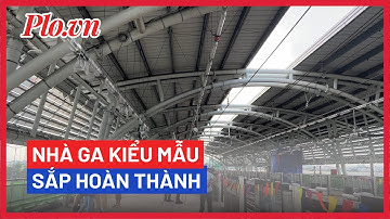 Nhà ga kiểu mẫu của tuyến metro số 1 sắp hoàn thành - PLO