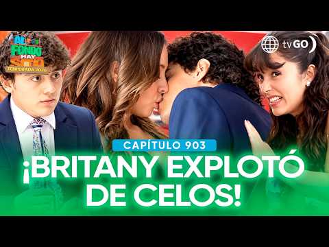 Al Fondo Hay Sitio 13: Britany se vengó de Mapi y Eduardo al encontrarlos besándose (Capítulo nº903)