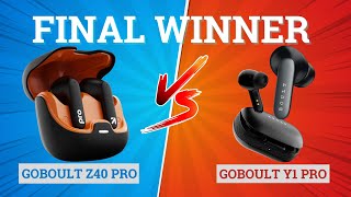 GoBoult Z40 Pro vs GoBoult Y1 Pro 🔥 Best for Music, Bass & Gaming⚡Best Earbuds Under 1500