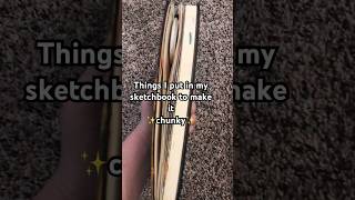 How I get my sketchbook so chunky 😋 #sketchbook #chunkysketchbook #art #artist #sketch #drawing