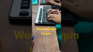 Target 60 Plus typing speed without backscapce for DEO CHSL Stc behal