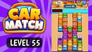 Car match level 55 Solution walkthrough for solution
