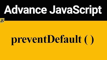 How to prevent Element default behavior in JavaScript (Hindi)
