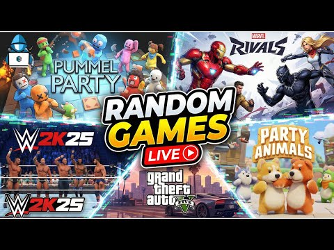 🔴Marvel Rivals | GTA V | WWE 2K25, More | Random Games LIVE Stream with friends & viewers #1 #oslive