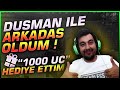 DÜŞMANA 1000 UC HEDİYE ETTİM / RAKİPLE ARKADAŞ OLDUM PUBG MOBILE / MEZARCI