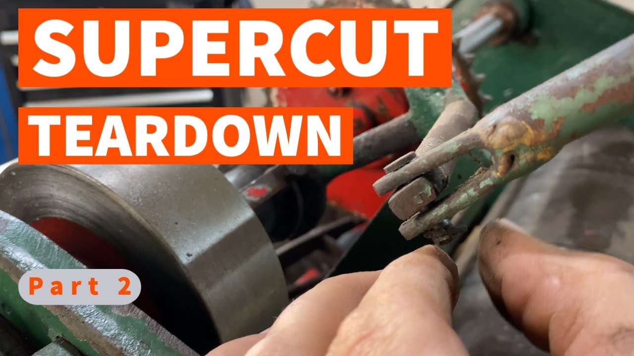 Part 2 Scott Bonnar Supercut teardown. Remove reel,clutch linkages