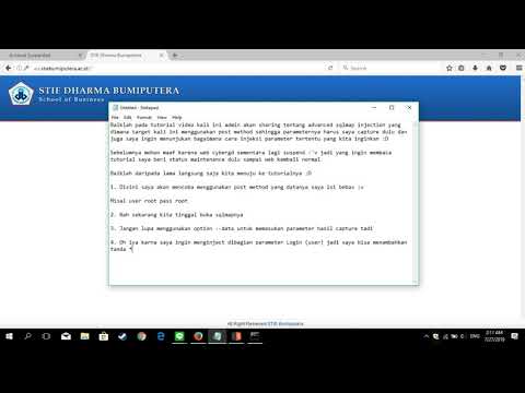 Tutorial Advanced SQLMap pada Form Post & Inject Parameter Tertentu