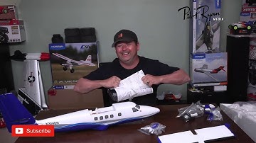 Eflite Twin Otter Live Assembly/UNBOX