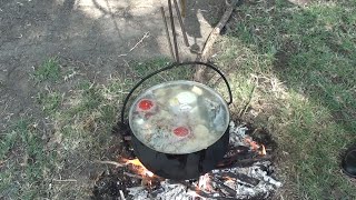 Уха из сома и сазана. РЕЦЕПТ ЕГЕРЯ из АСТРАХАНИ. Я чуть не лопнул!!!