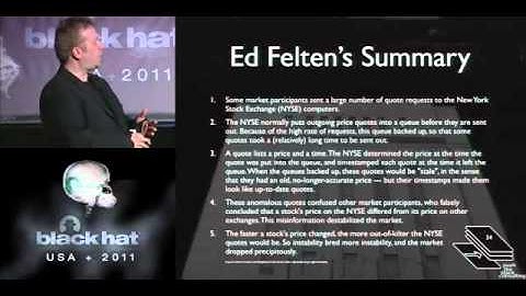 BlackHat 2011 - Security when nanoseconds