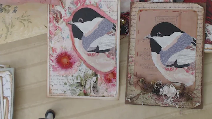 fabric art images on greeting cards