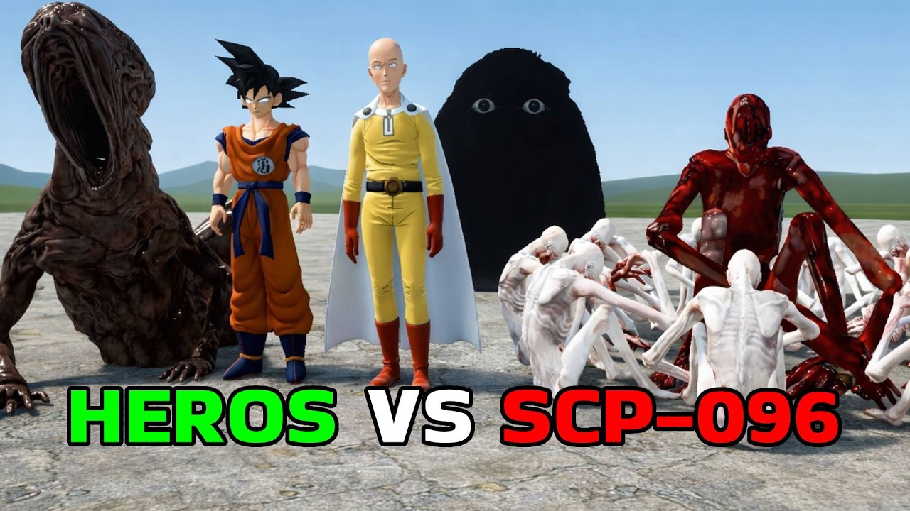 மக்களே 🆘 HEROS VS SCP-096  | WHO WILL SAVE ME FROM SCP-096?! 😱