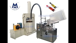 Silicone Glue Filling Machine: how to fill silicone glue into tubes automatically( 40-45 tubes/min ) screenshot 3