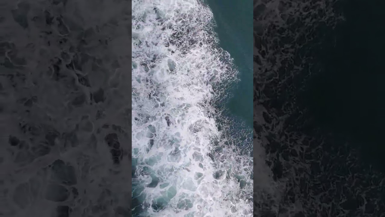 Calm waves create by Cruise ship ..so relaxing 