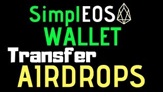 SimplEOS Wallet: Transfer EOS Airdrops