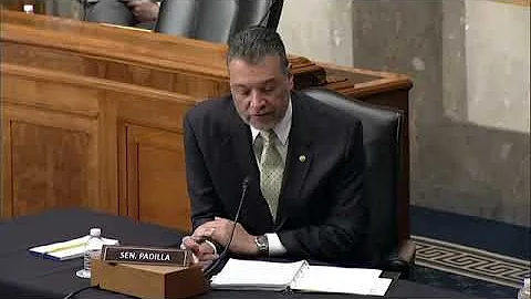Sen. Alex Padilla | Padilla Questions Witnesses on DoD Inspector General Report on PFAS | EPW