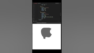 How To Make Apple Logo? | HTML CSS
