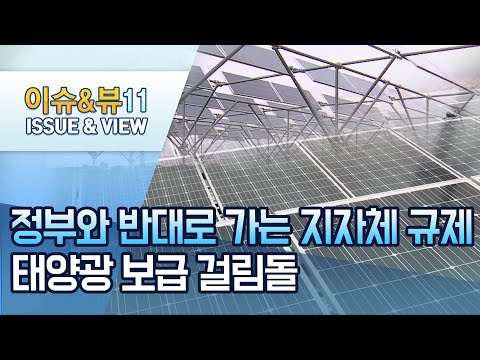 정부·지자체 정책 &amp;#39;엇박자&amp;#39;… 태양광 보급 &amp;#39;빨간 불&amp;#39; / 머니투데이방송 (뉴스)