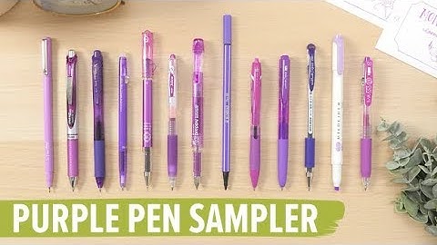 JetPens Purple Pen Sampler