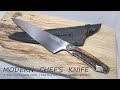 KNIFE MAKING / MODERN CHEF&#39;S KNIFE 수제칼 만들기 #155