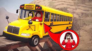 Yuta, Mio, and Baby Celine Become School Bus Drivers || ROBLOX