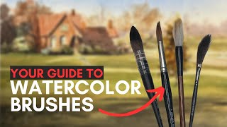 How to Use Watercolor Brushes &amp; My 3 Most Affordable Brushes