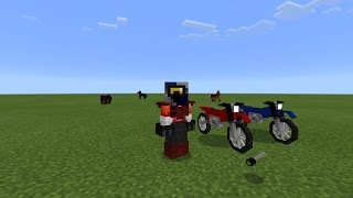 Minecraft PE Global Resources: Motorcycles and Transparent GUIs! screenshot 5