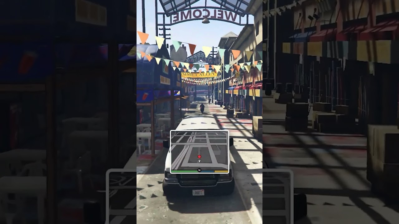 If your van obstructs D's bike during Chop, he will push it out of the way #gtav - DarkViperAU