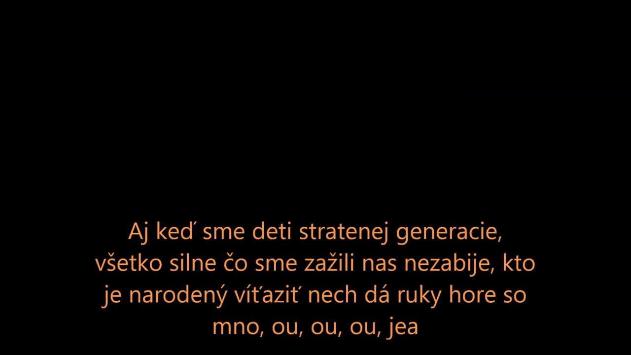 Rytmus feat Ego  Deti stratenej generacie TEXT