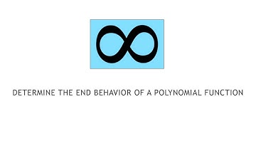 College Algebra 3.2.1 Determine the End Behavior of a Polynomial Function