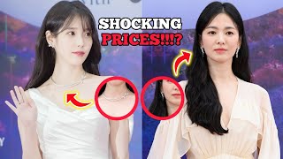 Details IU & Song Hye Kyo Wore EXPENSIVE Jeweleries With Shocking PRICES At The 2023 Baeksang Arts Awards!! Update