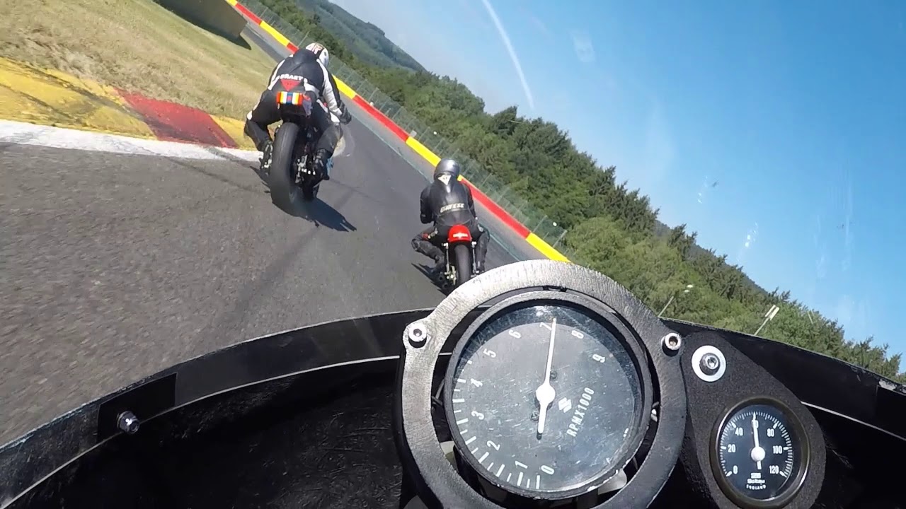 Spa Bikers Classic 2019, On Board with Ian McLeod on his Suzuki TR750