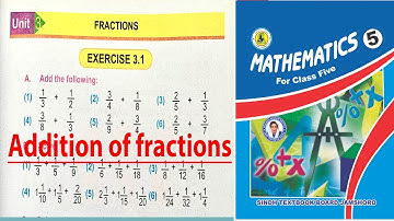 Addition of fraction class 5th  #mathclass5