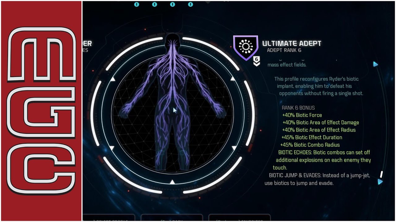 Mass Effect: Andromeda Adept Profile Suggestions