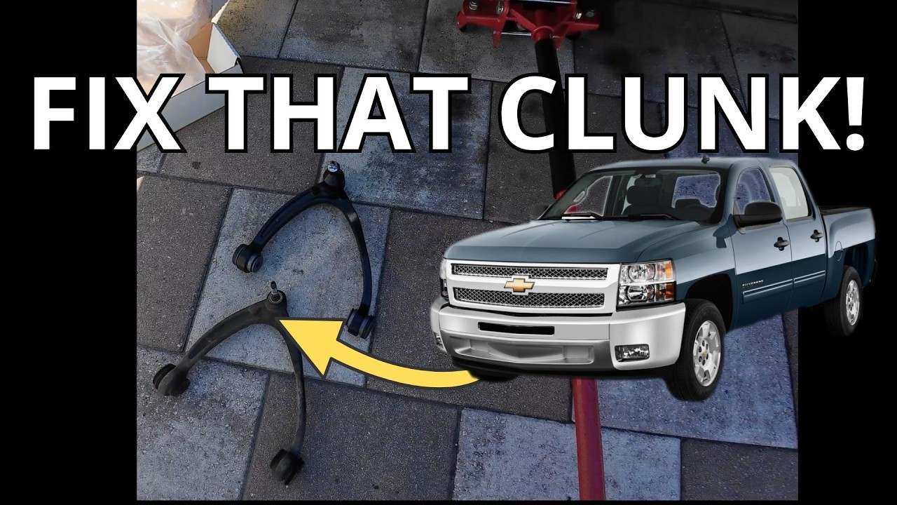 Замена верхнего рычага подвески с шаровым шарниром — устранение стука и скрежета! Silverado 1500 ...