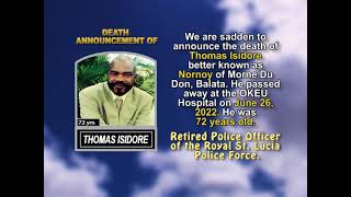Thomas Isidore short