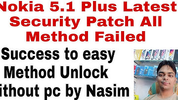 Nokia 5.1 plus Frp Bypass without pc new trick for new security Patch