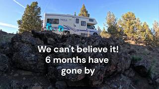 Our last campsite, Barnes Grade free BLM dispersed camping area. #adventure #travel #camping #rv