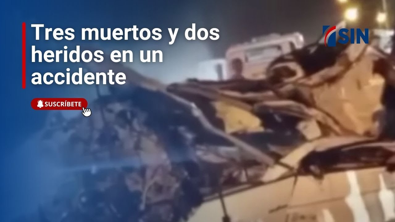 Tres muertos y dos heridos en un accidente - YouTube