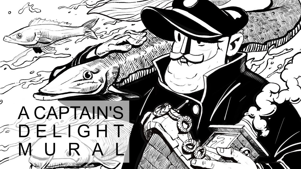 Captain’s Delight – Mural in a St. Pauli Law Office