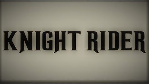 Arduino Knight Rider-Arduino Project