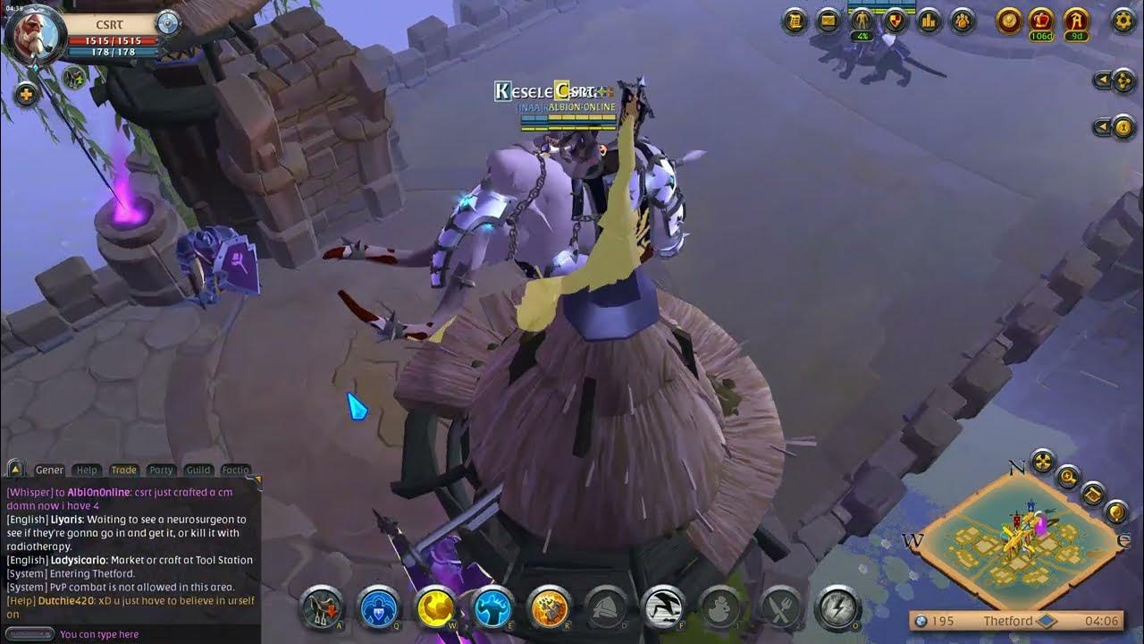 crafting a command mammoth, in Albion Online YouTube