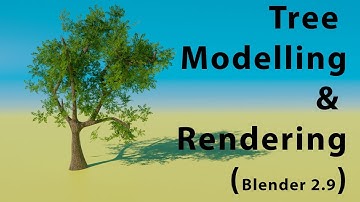 Blender 2.9 - Modelling a tree using skin modifier and particles for branches