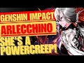 Arlecchino is broken in the new 46 spiral abyss  genshin impact genshinimpact arlecchino