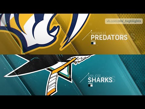 nhl sharks vs predators